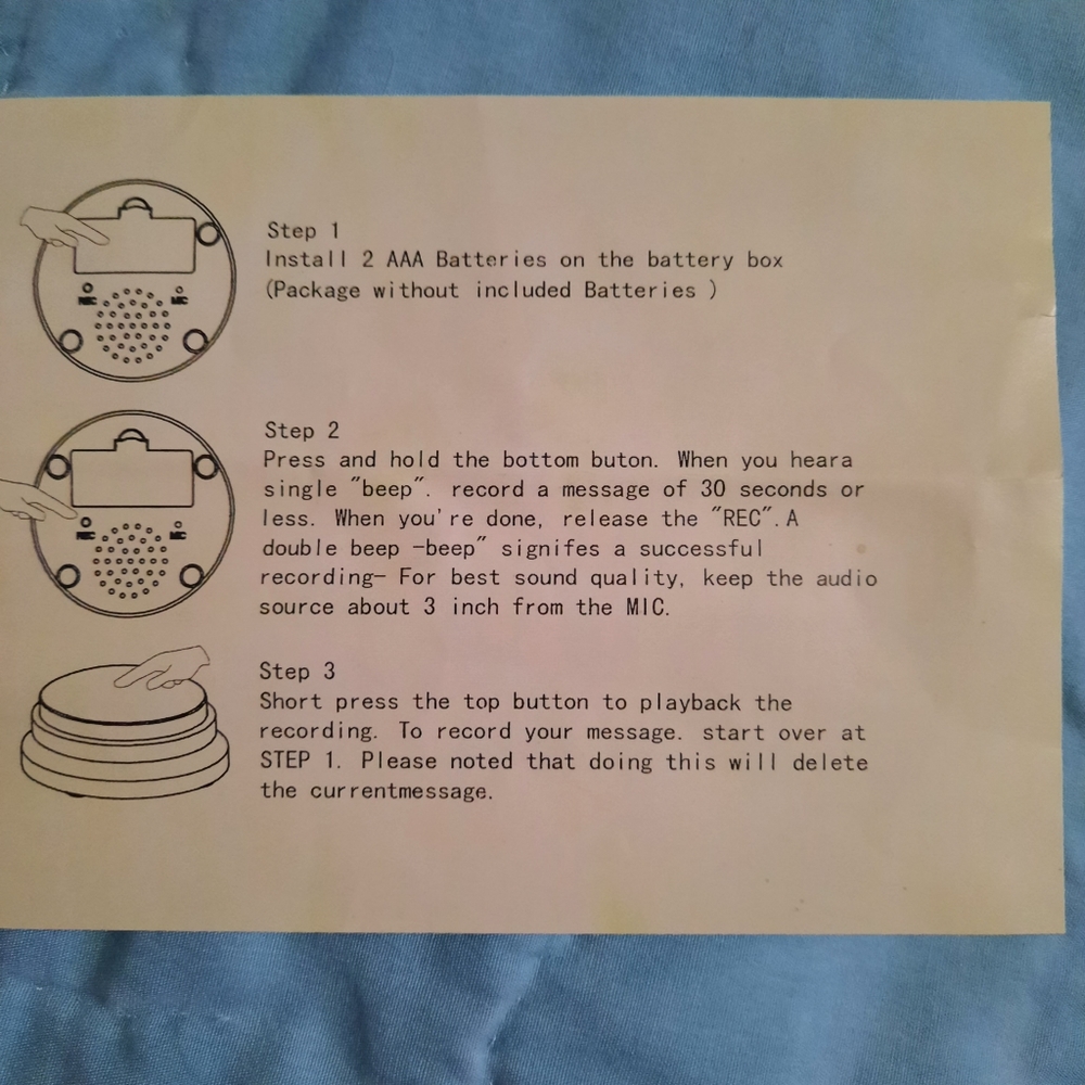 Pet/Child Speak/Training Buttons (8) - Picture 5 of 11